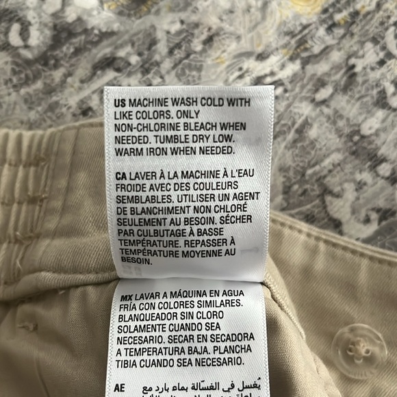 Khaki high rise wide leg pants - Picture 7 of 9